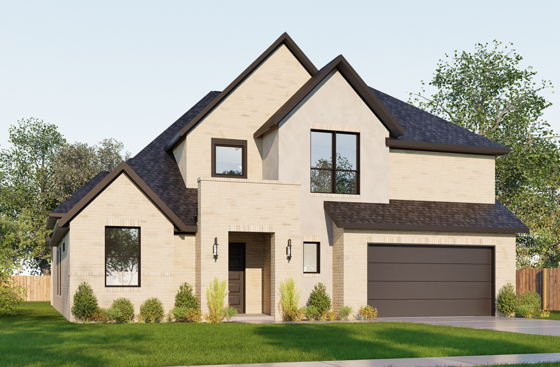 Momentum Two Story Floorplan Exterior Rendering Momentum Two Story Floorplan Exterior Rendering